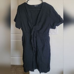 Black shein curve dress